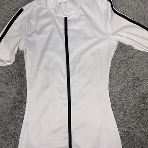 Black & White Long Sleeve Dress